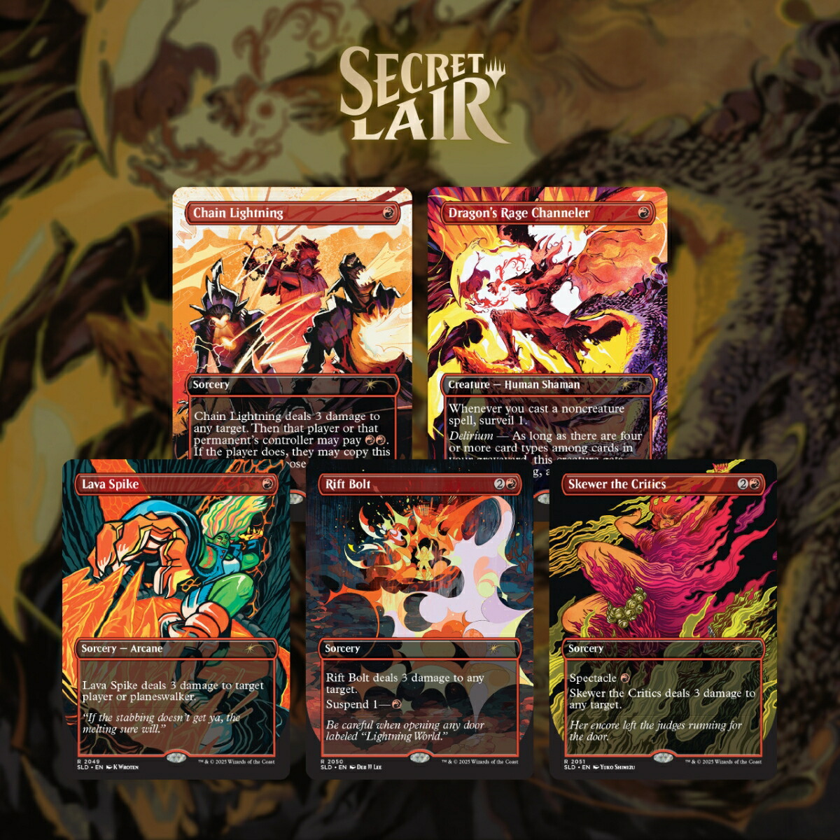 マジック：ザ・ギャザリング Secret Lair Ultimate Pencil Superdrop EVERYTHING IS ON FIRE【クレジットカード決済限定】画像