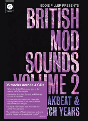 ブックス: 【輸入盤】Eddie Piller Presents - British Mod Sounds Of The 1960s Volume 2: The Freakbeat & Psych Years - Various - 0740155732134 : CD