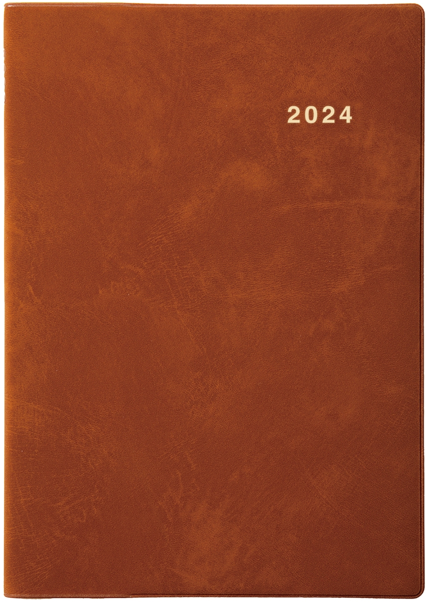 3227　SANNO　NEWブロック・B5判（茶）（2024年版1月始まり手帳）画像