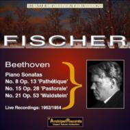 【輸入盤】Piano Sonata.8, 15, 21: E.fischer(1952, 1954)画像