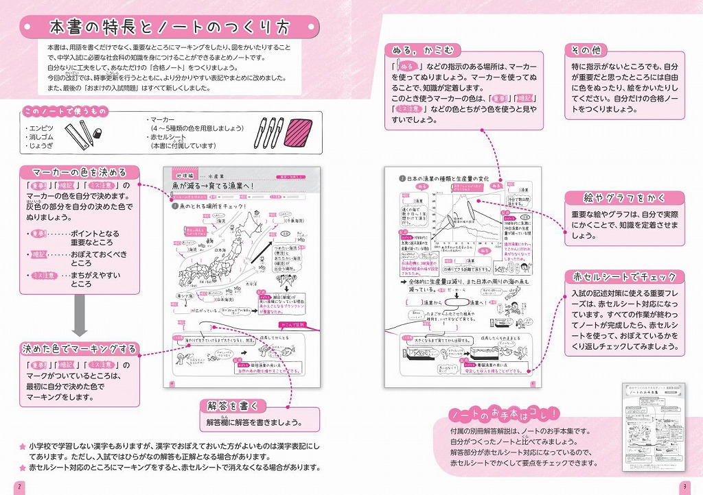 楽天ブックス 中学入試 自分でつくれるできる子ノート 社会 改訂版 旺文社 本