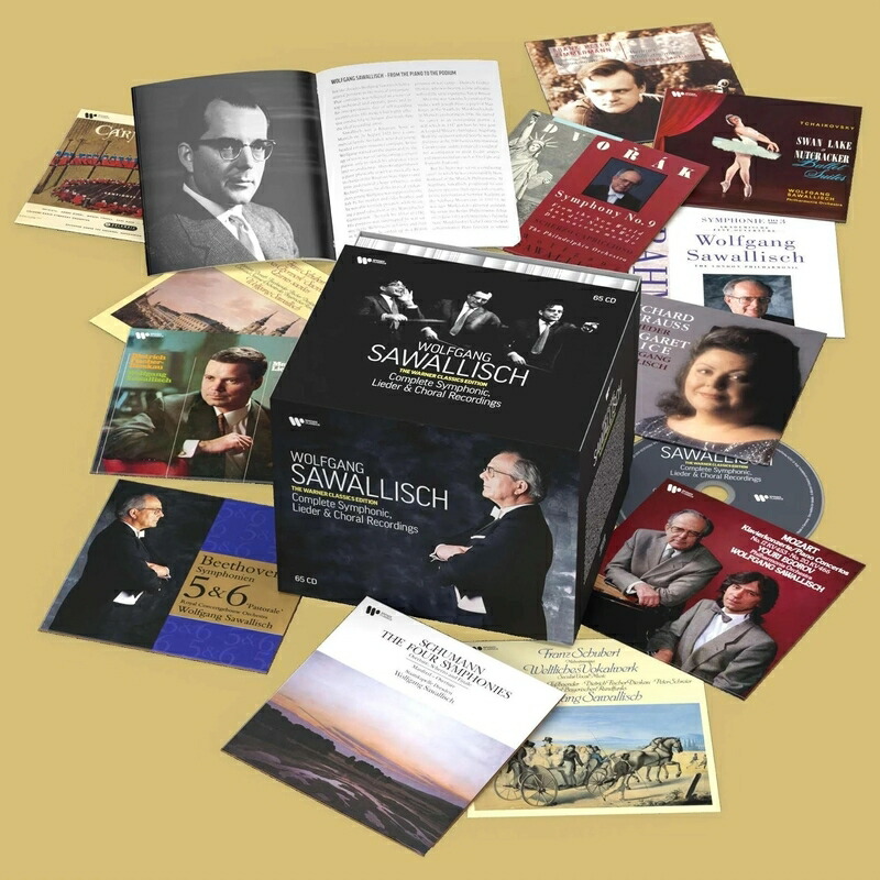 ブックス: 【輸入盤】ヴォルフガング・サヴァリッシュ／ワーナー・クラシックス・エディション～シンフォニック、歌曲＆合唱作品録音全集（65CD） - Box Set Classical - 5054197832178 : CD