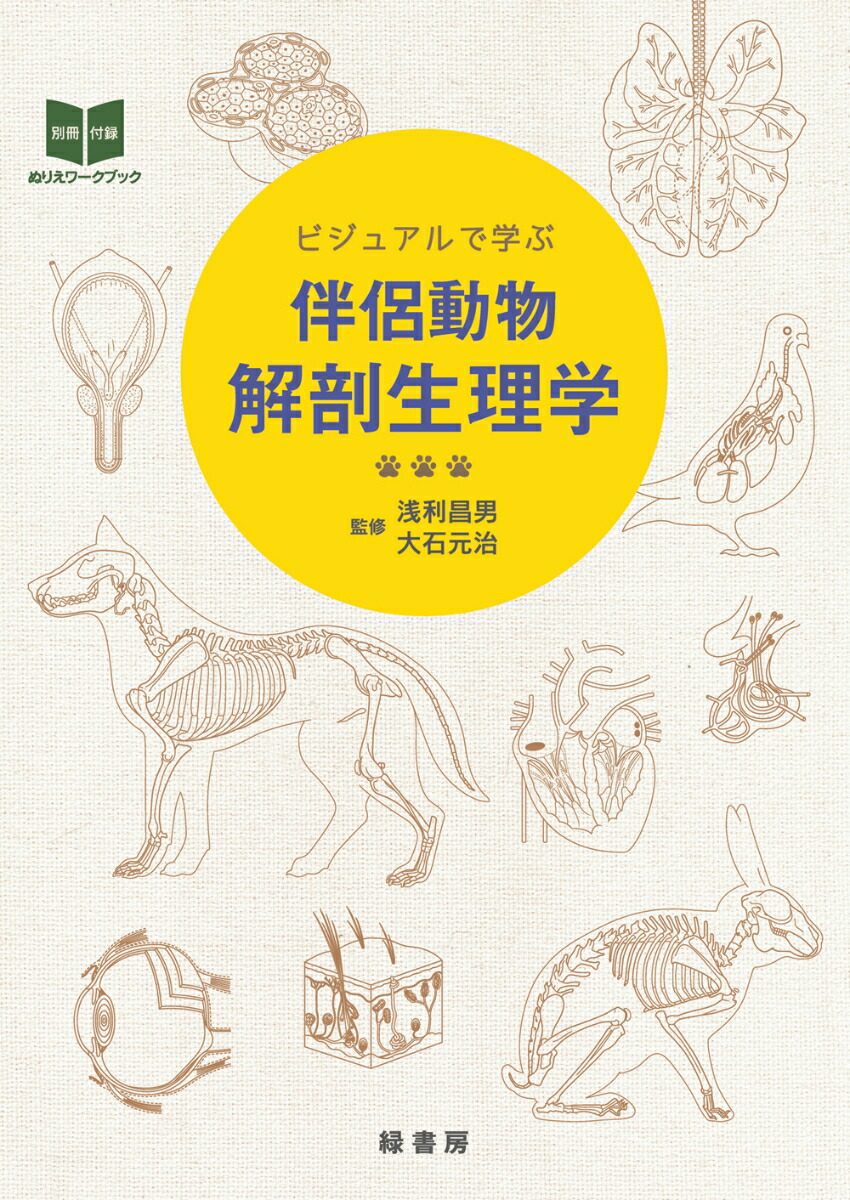 楽天ブックス: ビジュアルで学ぶ伴侶動物解剖生理学 - 浅利 昌男 - 9784895312189 : 本