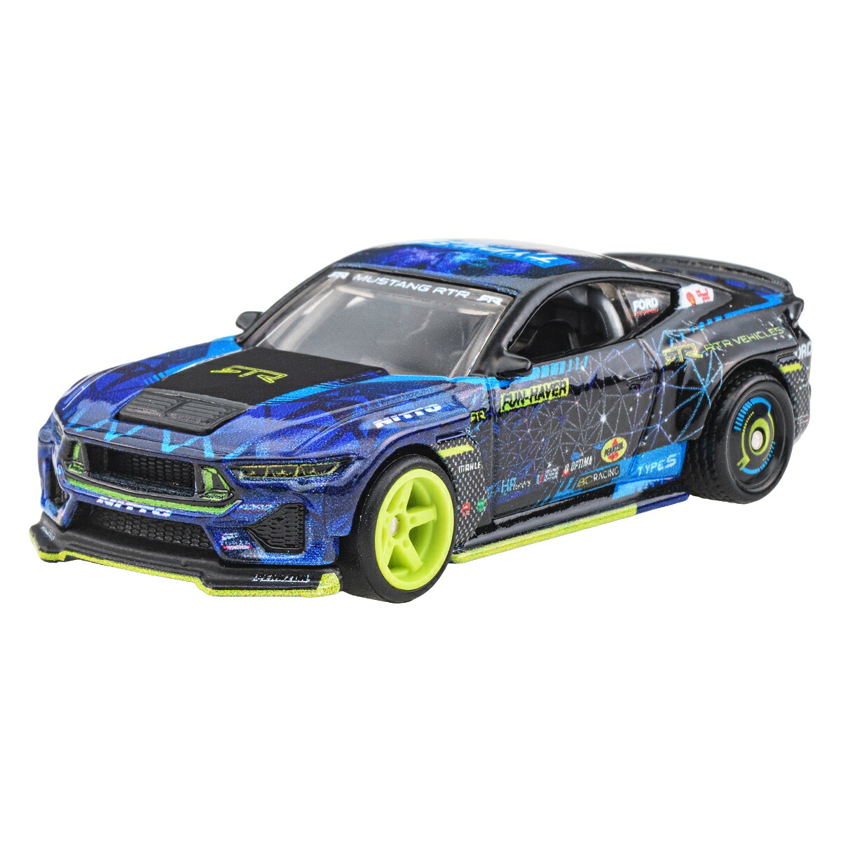 ホットウィール(HotWheels)カーカルチャーサーキットレジェンズ2024フォードマスタングRTRスペック5-FD乗り物おもちゃミニカー3歳からブルーJBK48