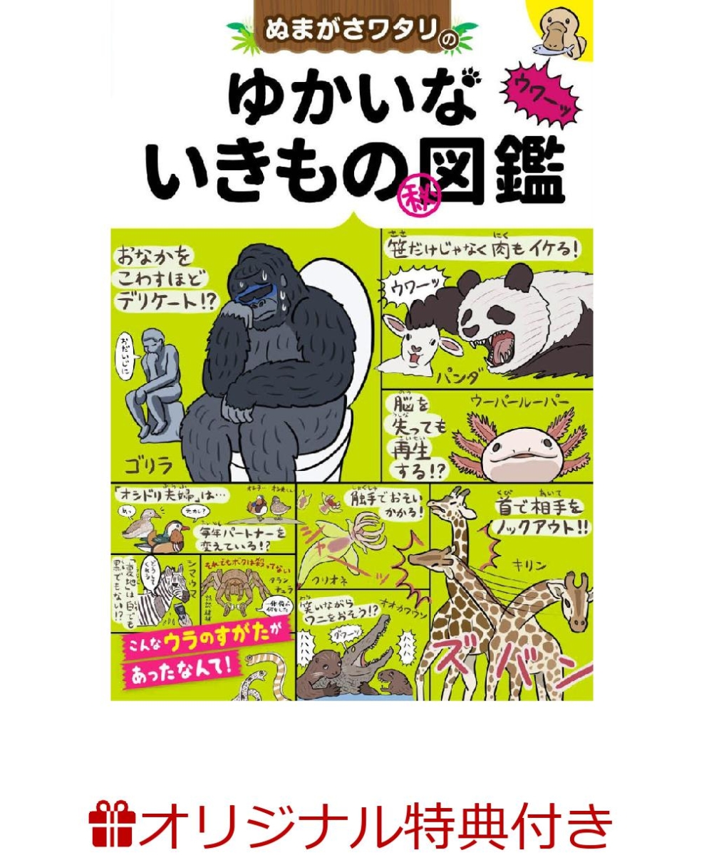 楽天ブックス 楽天ブックス限定特典付 ぬまがさワタリのゆかいないきもの 秘 図鑑 ぬまがさワタリ 本