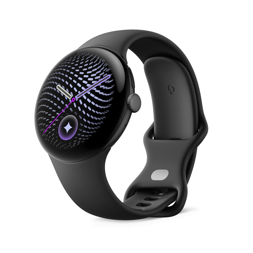 GooglePixelWatch5（45mm）MatteBlackアルミケース/Obsidianアクティブバンド（第2世代）Wi-Fi