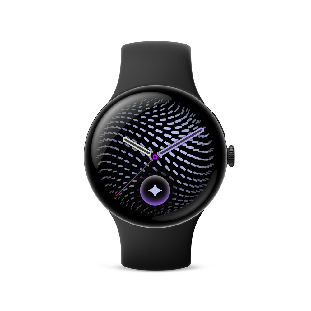 GooglePixelWatch5（45mm）MatteBlackアルミケース/Obsidianアクティブバンド（第2世代）Wi-Fi