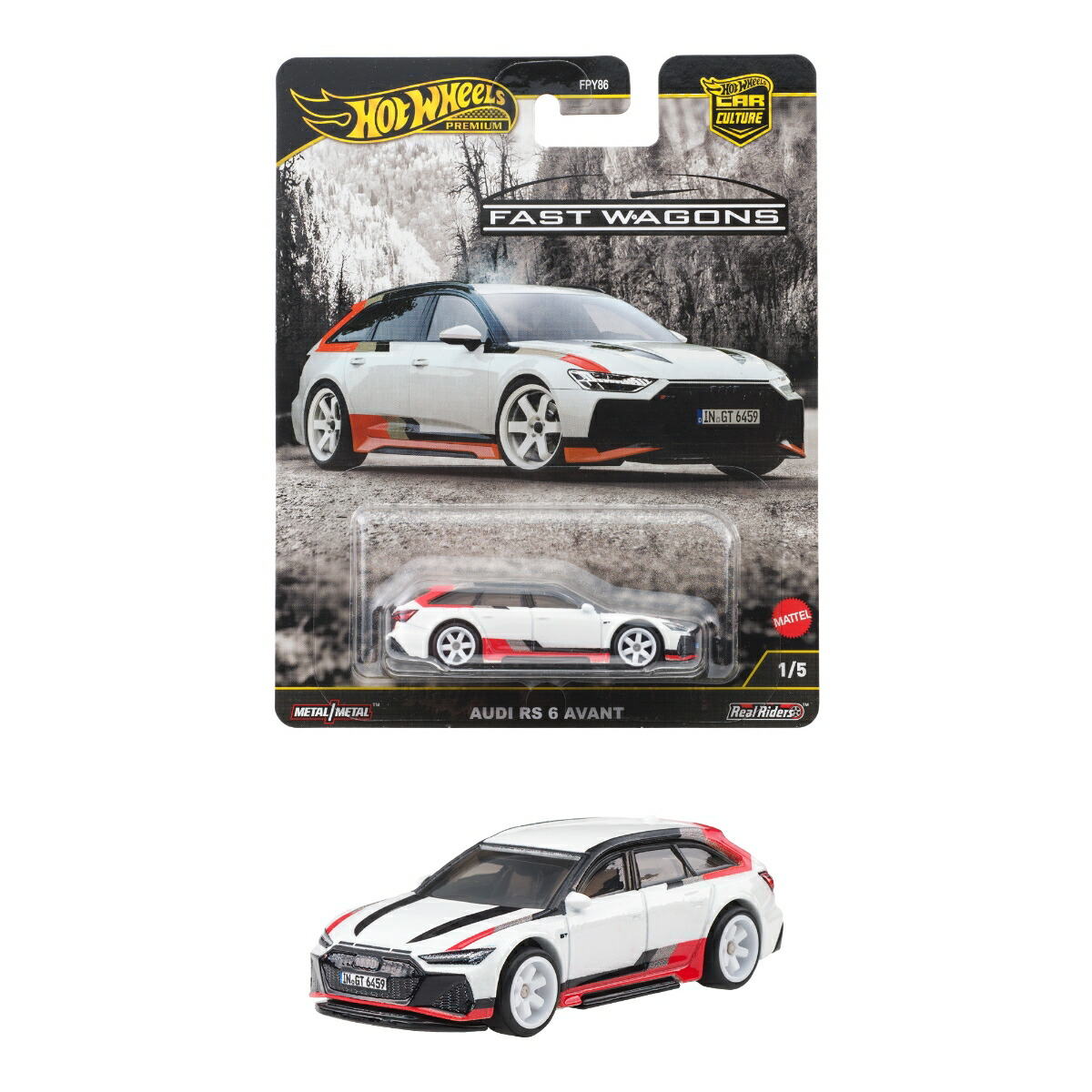 ۥåȥ(HotWheels)㡼եȡ若󥢥ǥRS6ХȾʪߥ˥3Фۥ磻JBK51