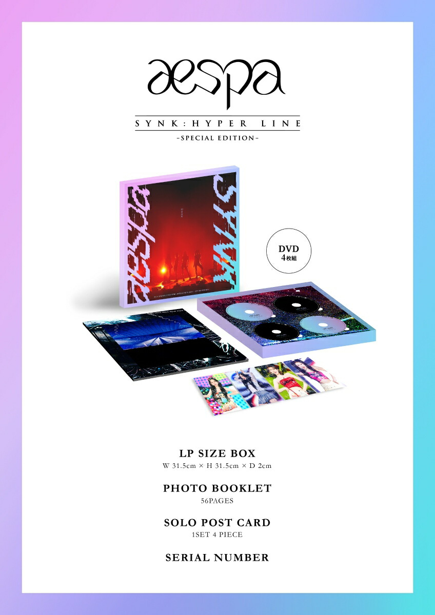 【先着特典】aespaLIVETOUR2023'SYNK:HYPERLINE'inJAPAN-SpecialEdition-(フォトカード(全4種より1種ランダム))[aespa]