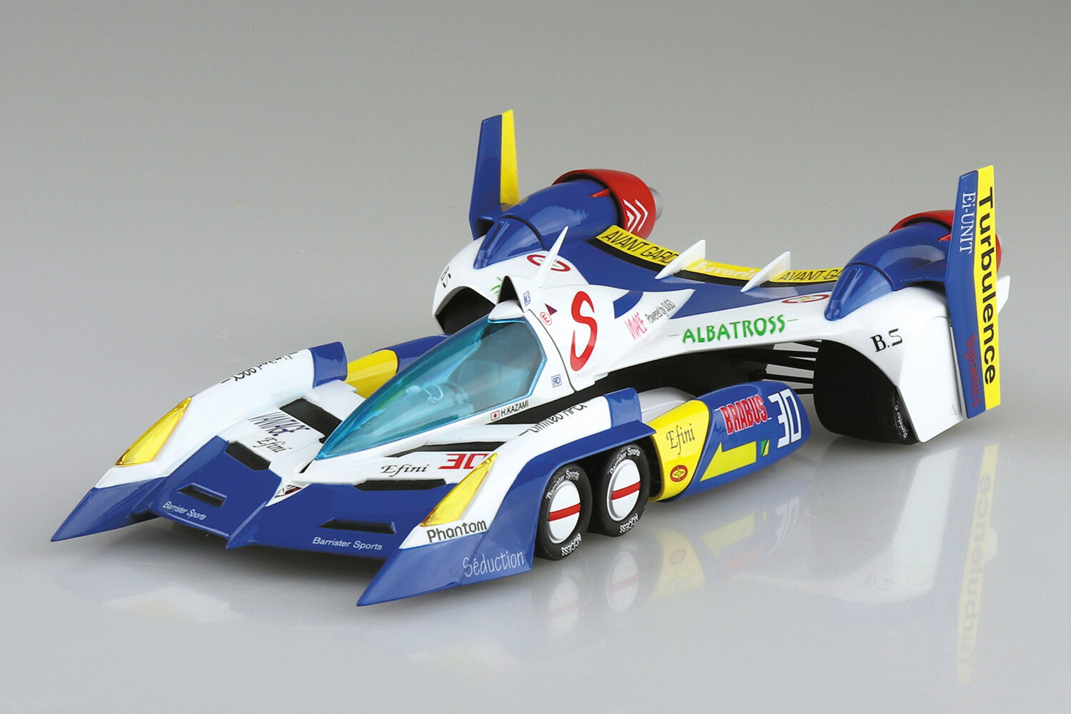1/24 サイバーフォーミュラ 『新世紀GPXサイバーフォーミュラ』 スーパーアスラーダ AKF-11 エアロモード/ エアロブーストモード 【9】 (プラモデル)画像