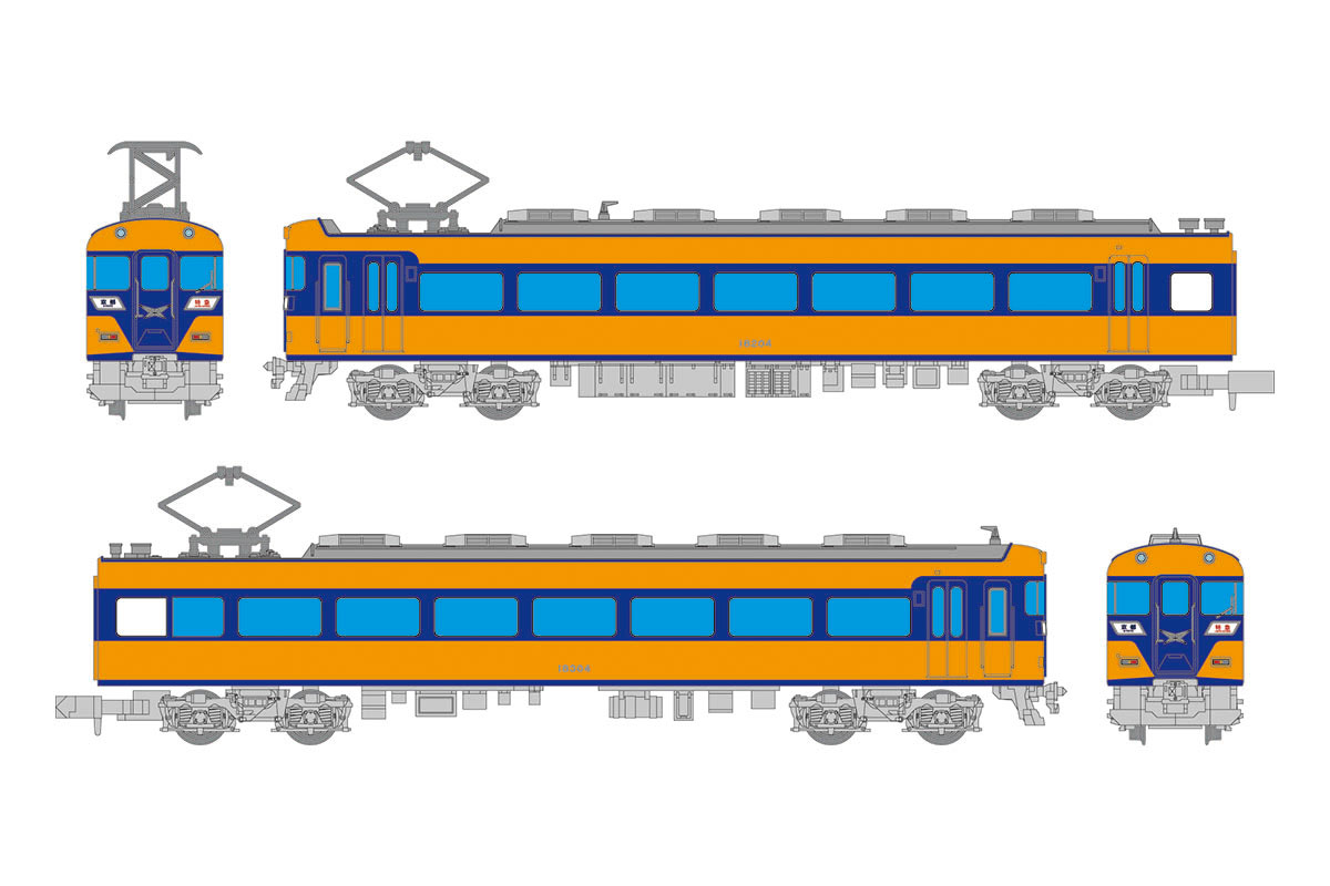 鉄道コレクション 近畿日本鉄道18200系 2両セット 【332275】 (鉄道模型 コレクション)画像