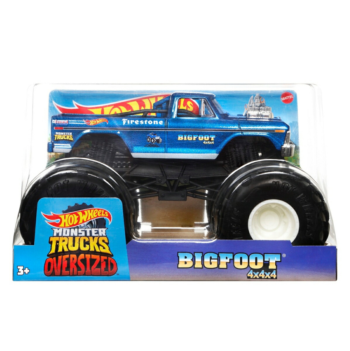 ホットウィール（HotWheels）モンスタートラックビッグサイズビッグフット【ミニカー1:24】【3才~】GWL11