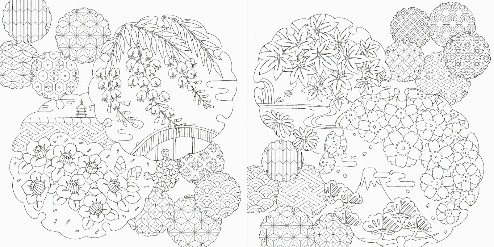 楽天ブックス: 四季の和柄と花景色 ぬり絵ブック - 石村和代 - 9784756252319 : 本