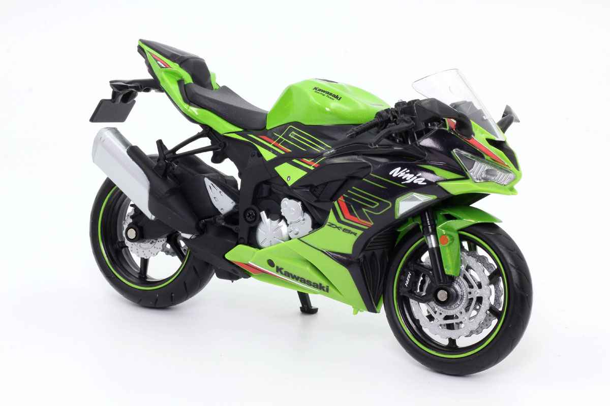 12 ダイキャストモーターサイクル 2023 Kawasaki Ninja ZX-6R 緑 (塗装 