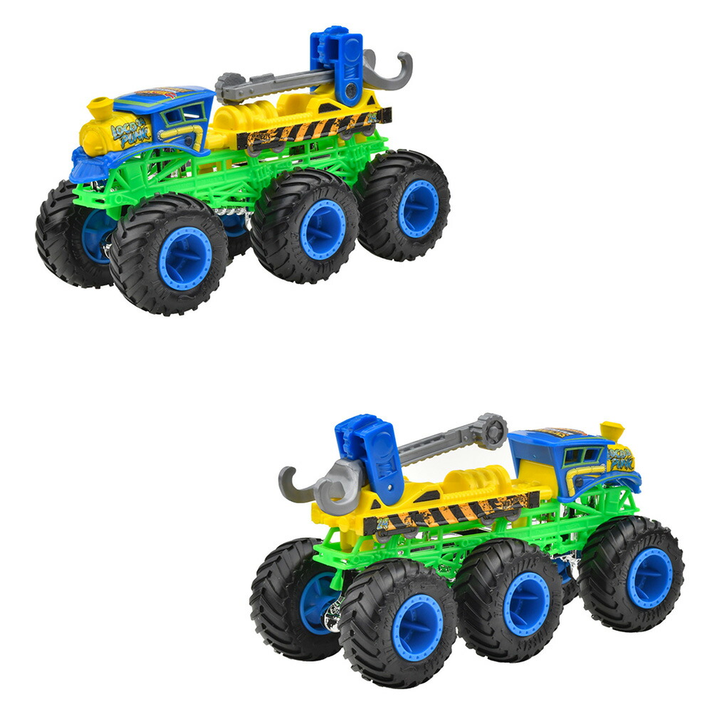ホットウィール(HotWheels)モンスタートラックトランスポーターアソート乗り物おもちゃミニカー4台入りBOX販売3歳からマルチ986E-HWN86