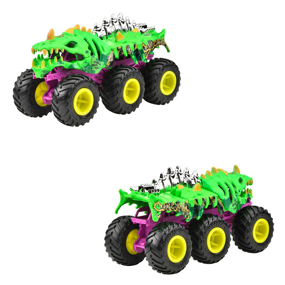 ホットウィール(HotWheels)モンスタートラックトランスポーターアソート乗り物おもちゃミニカー4台入りBOX販売3歳からマルチ986E-HWN86