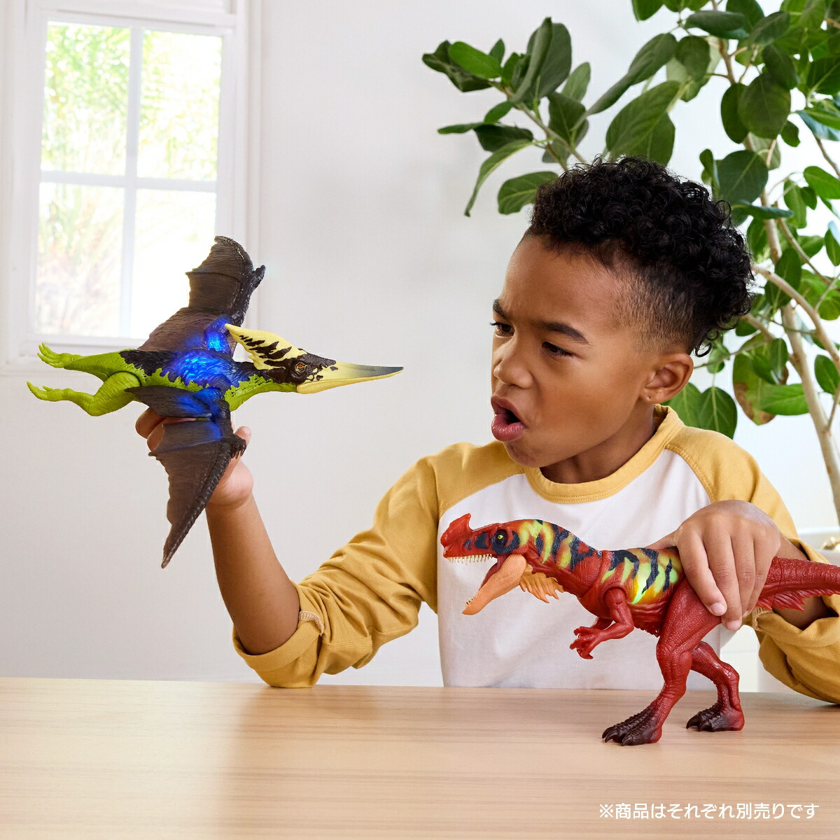 マテルジュラシックワールド(JURASSICWORLD)ひかってほえる！プテラノドン子供向けフィギュア恐竜おもちゃ最長:約42cm4歳からブラックJKL78