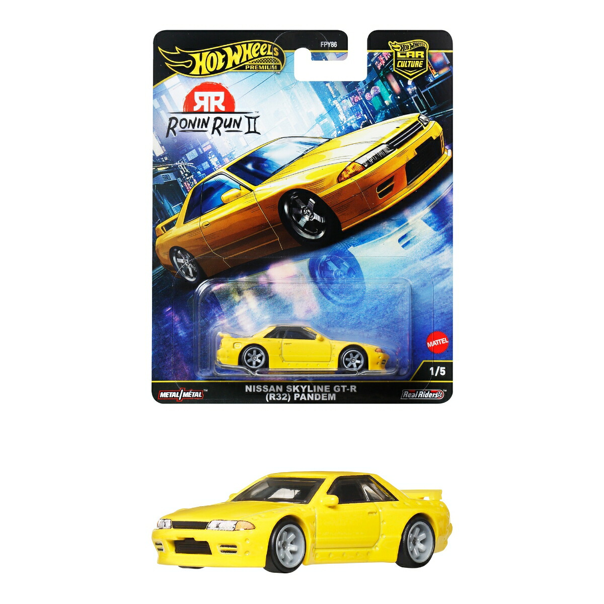 �ۥåȥ�������(HotWheels)����������㡼�����˥󡦥��2�����������饤��GT-R(R32)�ѥ�ǥ���ʪ�������ߥ˥���3�Ф��饤������JBK88
