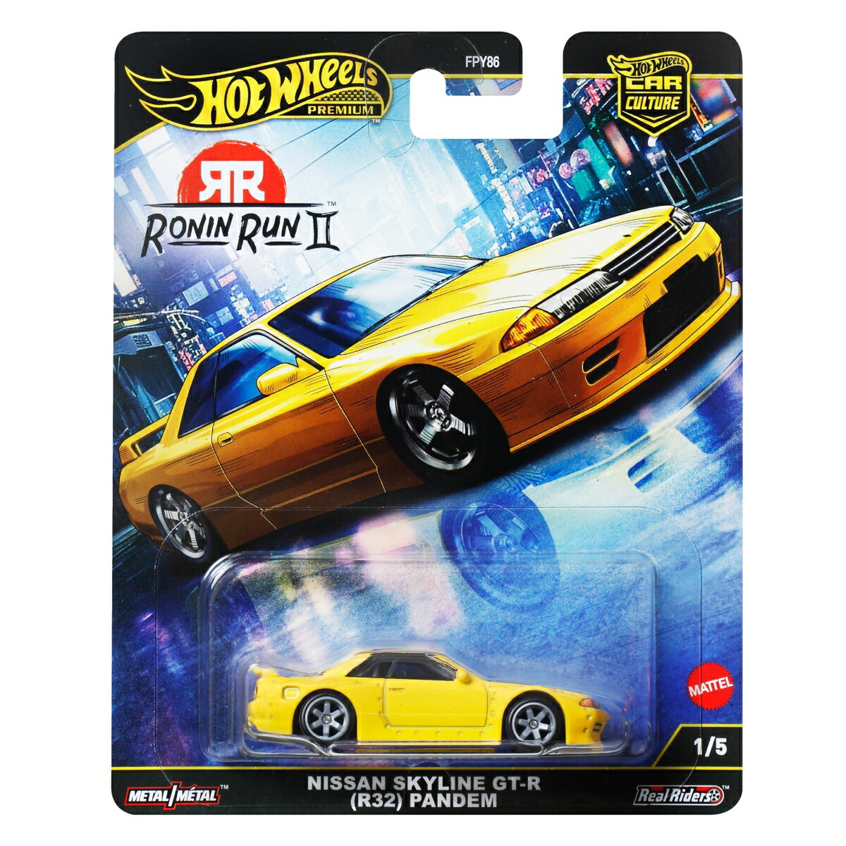 �ۥåȥ�������(HotWheels)����������㡼�����˥󡦥��2�����������饤��GT-R(R32)�ѥ�ǥ���ʪ�������ߥ˥���3�Ф��饤������JBK88