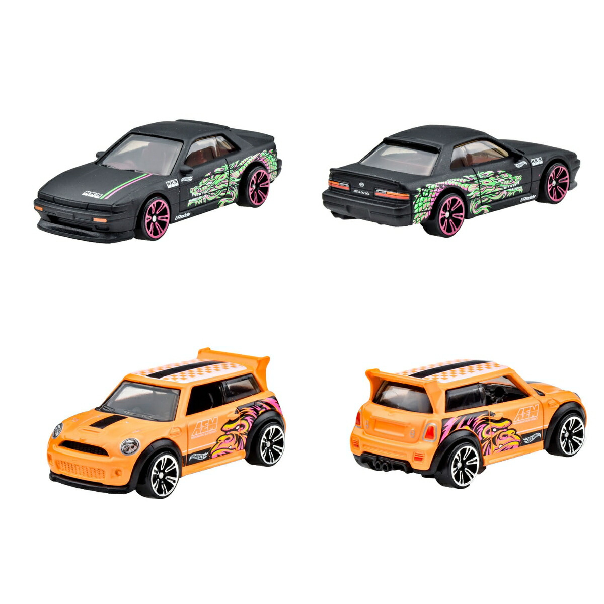 ホットウィール(HotWheels)ネオン・スピーダーズアソート10台BOX販売乗り物おもちゃミニカー3歳からマルチ986D-HLH72