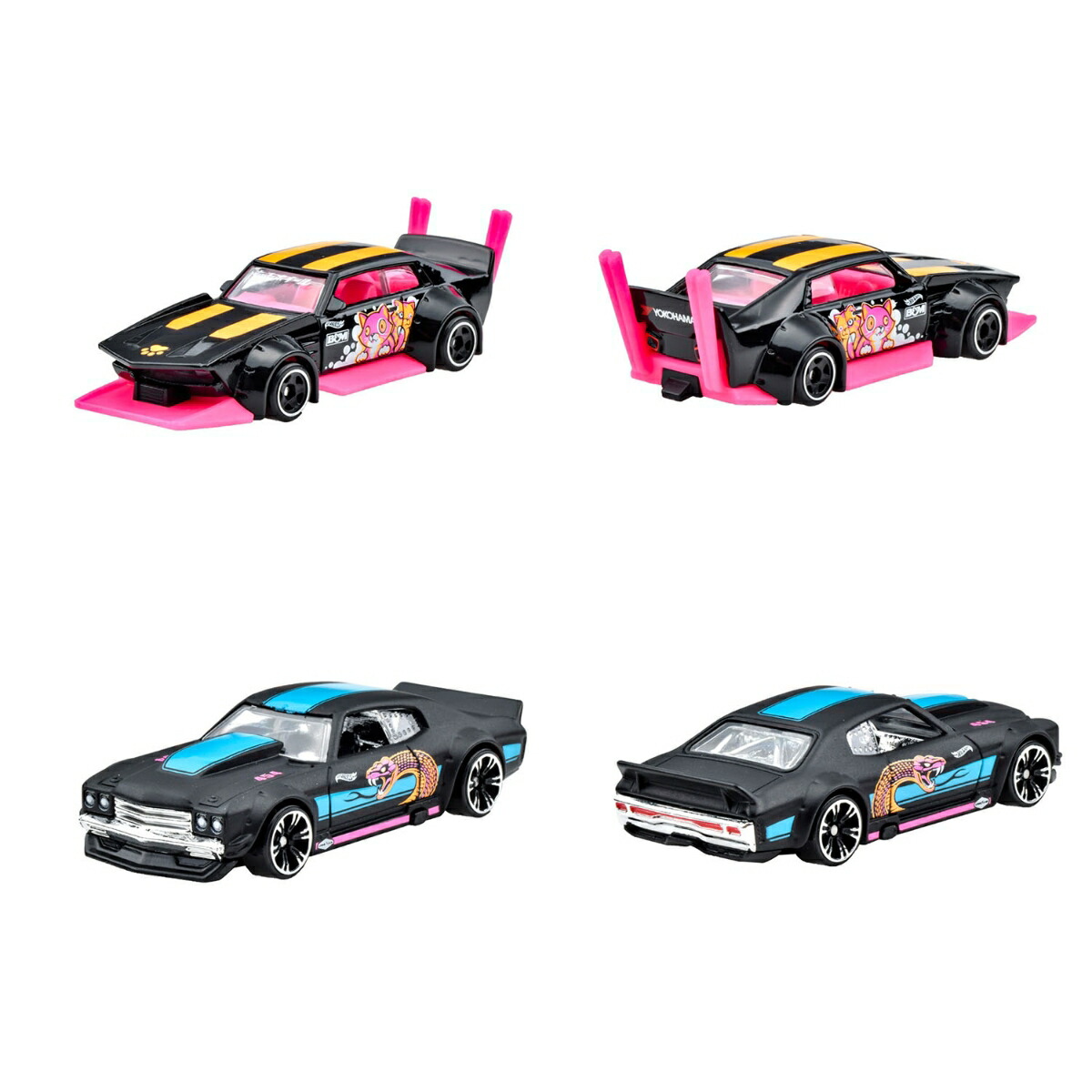 ホットウィール(HotWheels)ネオン・スピーダーズアソート10台BOX販売乗り物おもちゃミニカー3歳からマルチ986D-HLH72