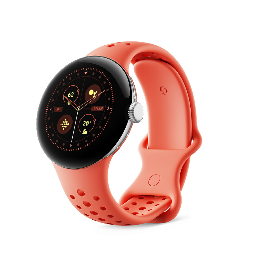 ブックス: Google Pixel Watch Band アクティブ スポーツ バンド Coral Lサイズ - Google - 0840353902428 : PCソフト・周辺機器