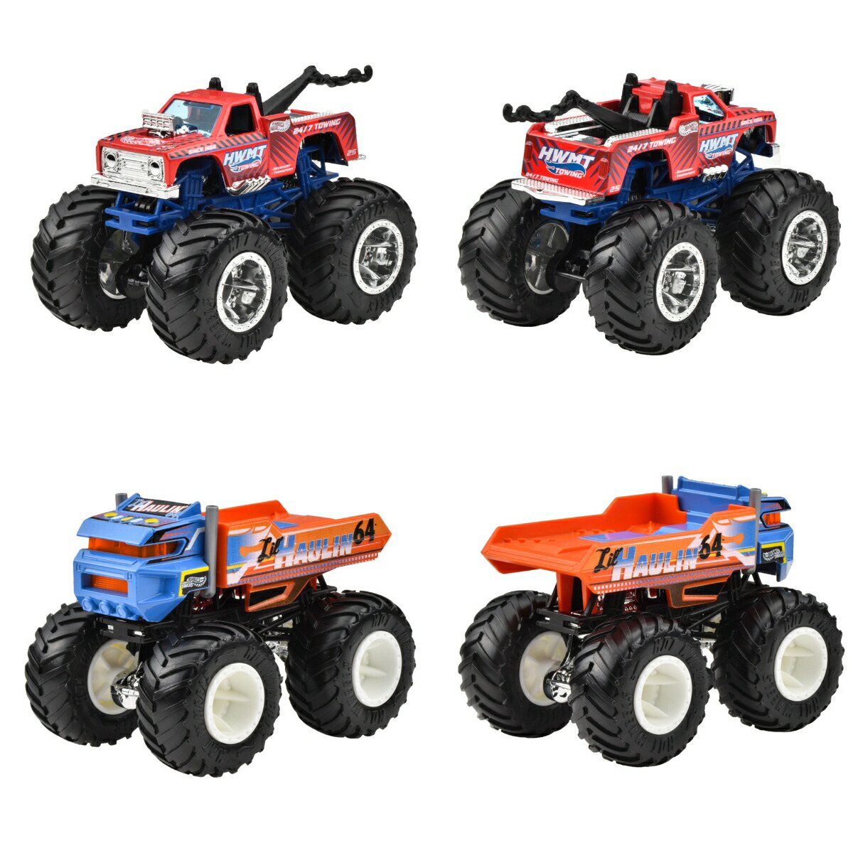 ホットウィール(HotWheels)モンスタートラック1:64アソート乗り物おもちゃミニカー8台入りBOX販売3歳からマルチ983C-FYJ44