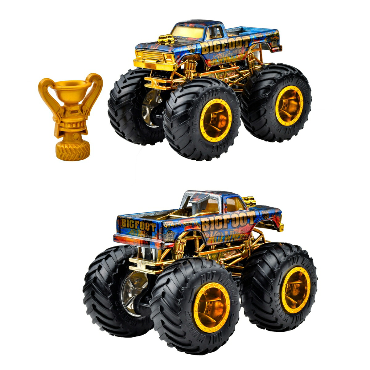 ホットウィール(HotWheels)モンスタートラックトロフィーチャンピオンアソート乗り物おもちゃミニカー6台入りBOX販売3歳からマルチ986A-JDV96