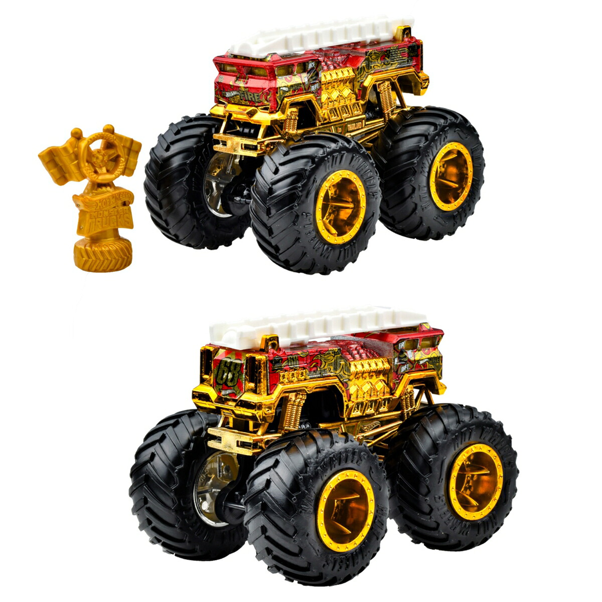 ホットウィール(HotWheels)モンスタートラックトロフィーチャンピオンアソート乗り物おもちゃミニカー6台入りBOX販売3歳からマルチ986A-JDV96
