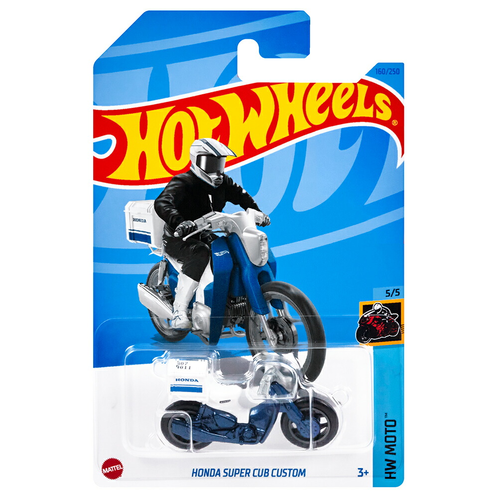 ホットウィール（HotWheels）ベーシックカーホンダスーパーカブカスタム【3才~】HNK39