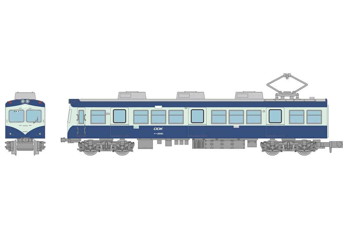 鉄道コレクション銚子電気鉄道2000形アリガトウ2001編成2両セット【332480】(鉄道模型コレクション)