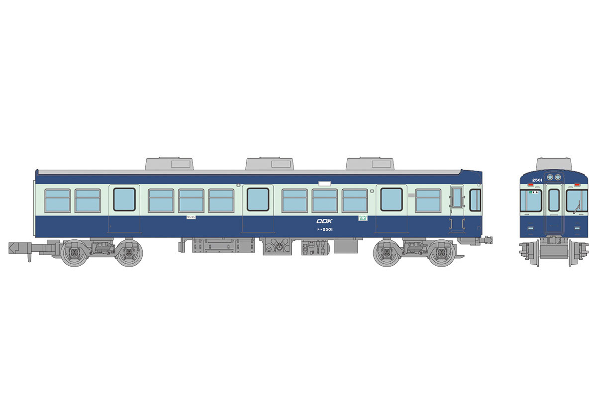 鉄道コレクション銚子電気鉄道2000形アリガトウ2001編成2両セット【332480】(鉄道模型コレクション)