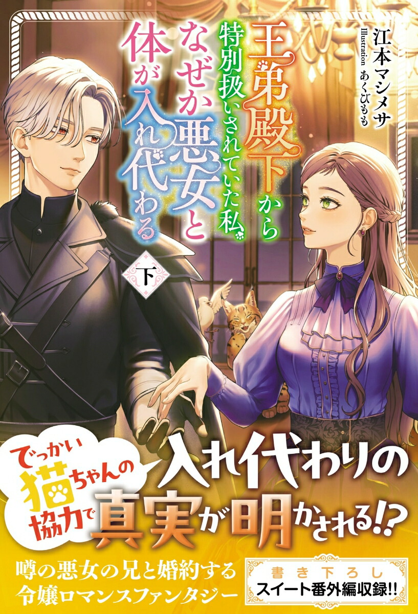 王弟殿下から特別扱いされていた私、なぜか悪女と体が入れ代わる　下画像