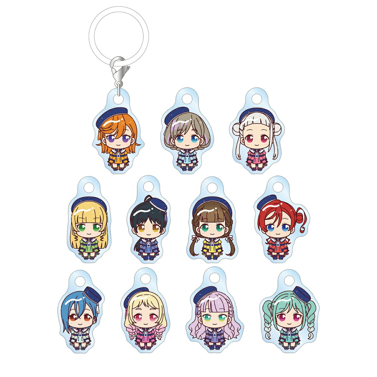 ラブライブ！スーパースター!!トレーディング ちょこんと！ スーパースター!!ver. 目印ミニアクリルチャーム(BOX＝11個)画像