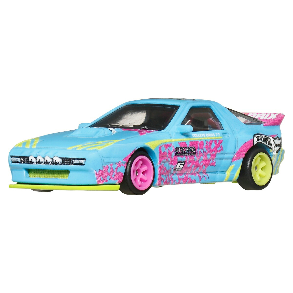 ホットウィール(HotWheels)カーカルチャーシルエットマツダRX-7FCパンデム乗り物おもちゃミニカー3歳からブルーJBK60