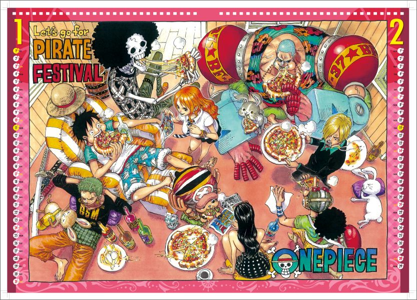 楽天ブックス One Pieceコミックカレンダー 16 尾田栄一郎 本