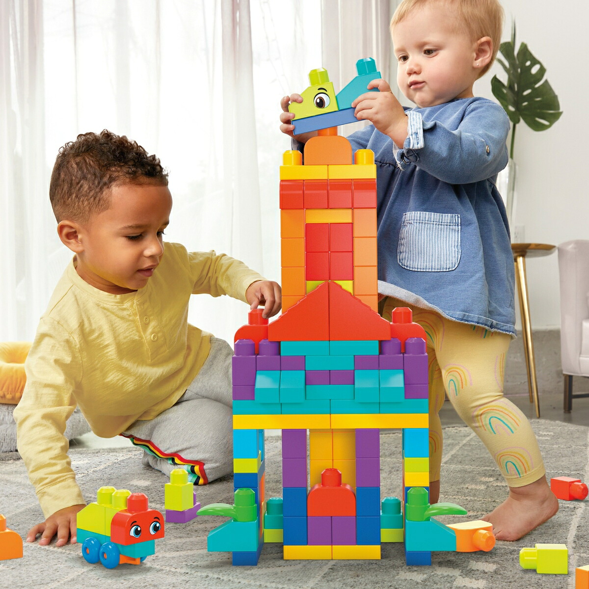 メガブロック(MEGABLOKS)1才からのメガブロックさらにたっぷり150個ブロックパック【ブロックセット】【1才～】HHM96