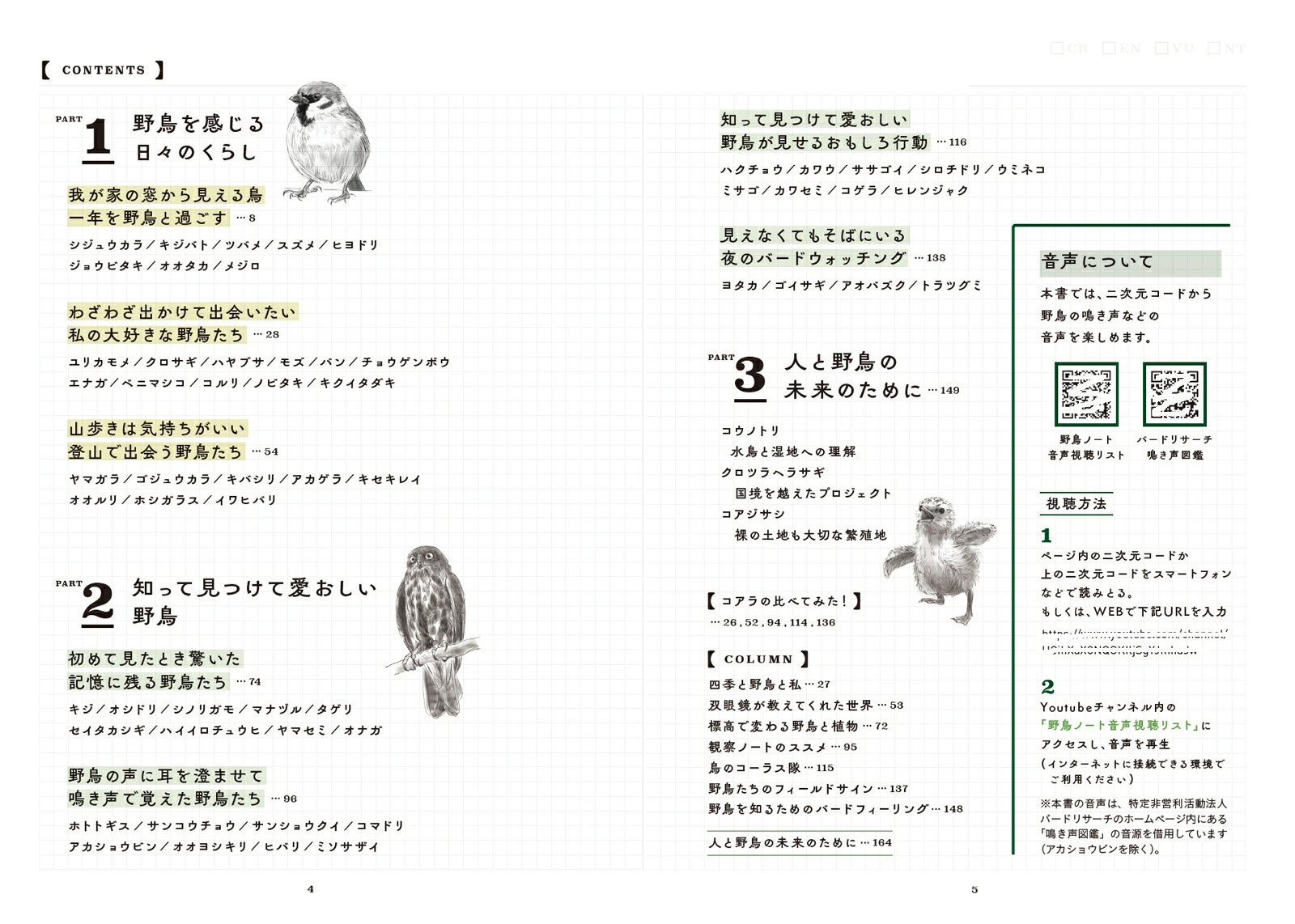 ココロさえずる野鳥ノート[mililie]