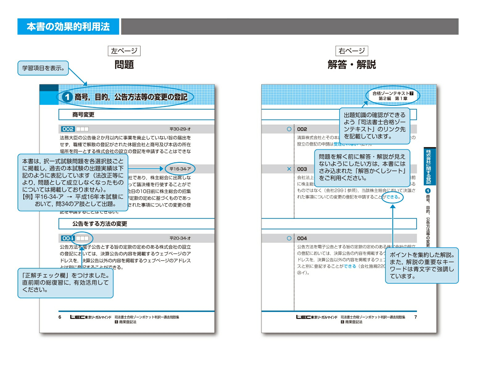 令和5年版司法書士合格ゾーンポケット判択一過去問肢集6商業登記法（司法書士合格ゾーンシリーズ）[東京リーガルマインドLEC総合研究所司法書士試験部]