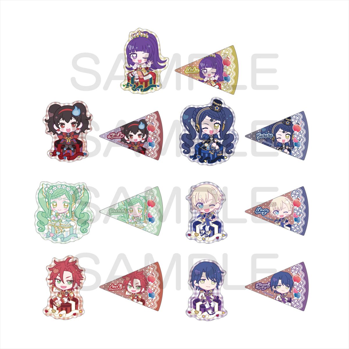 プリパラ アイドルタイムプリパラ きゃらっぴんトレーディングステッカーvol．5画像