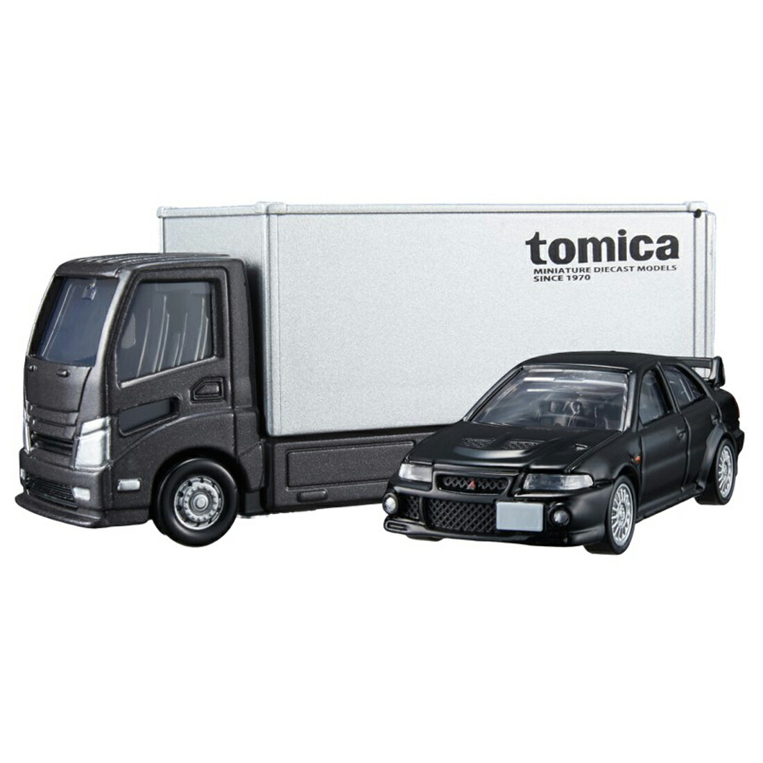 トミカプレミアム tomicaトランスポーター 三菱 ランサーエボリューションVI GSR