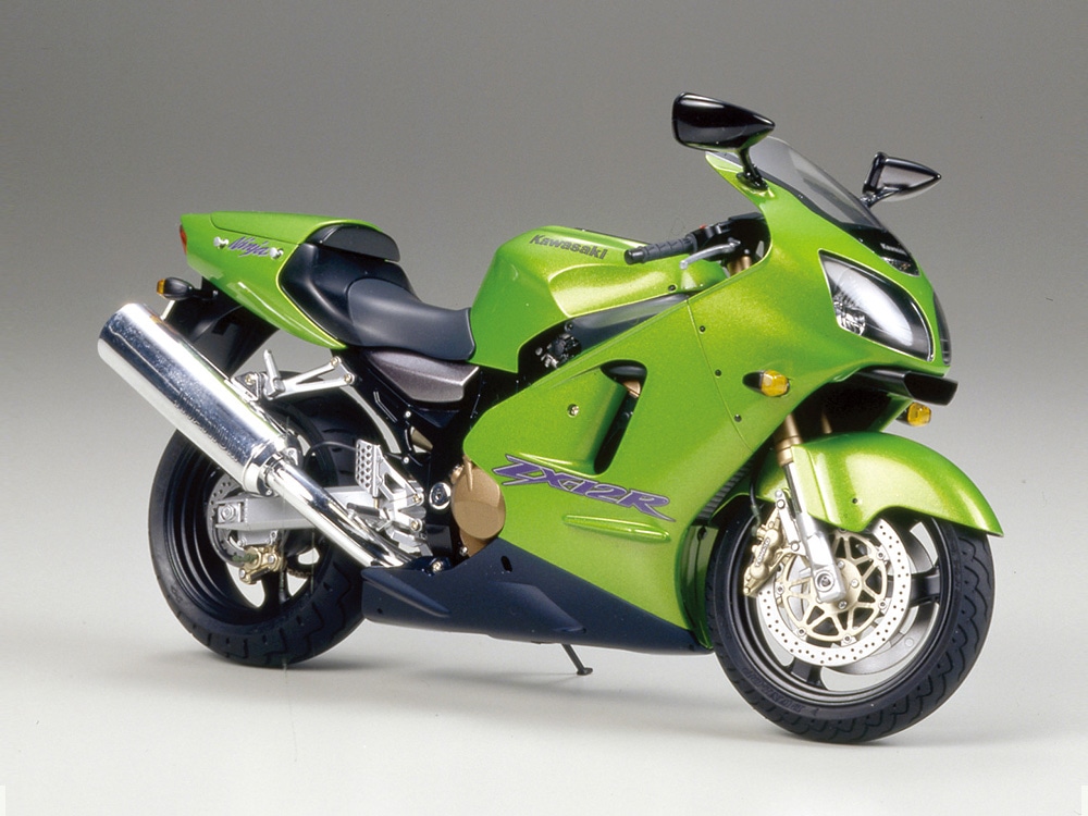 模型 AOSHIMA青岛社川崎忍者ZX-25R 1/12人偶载具成品模型- 拆盒