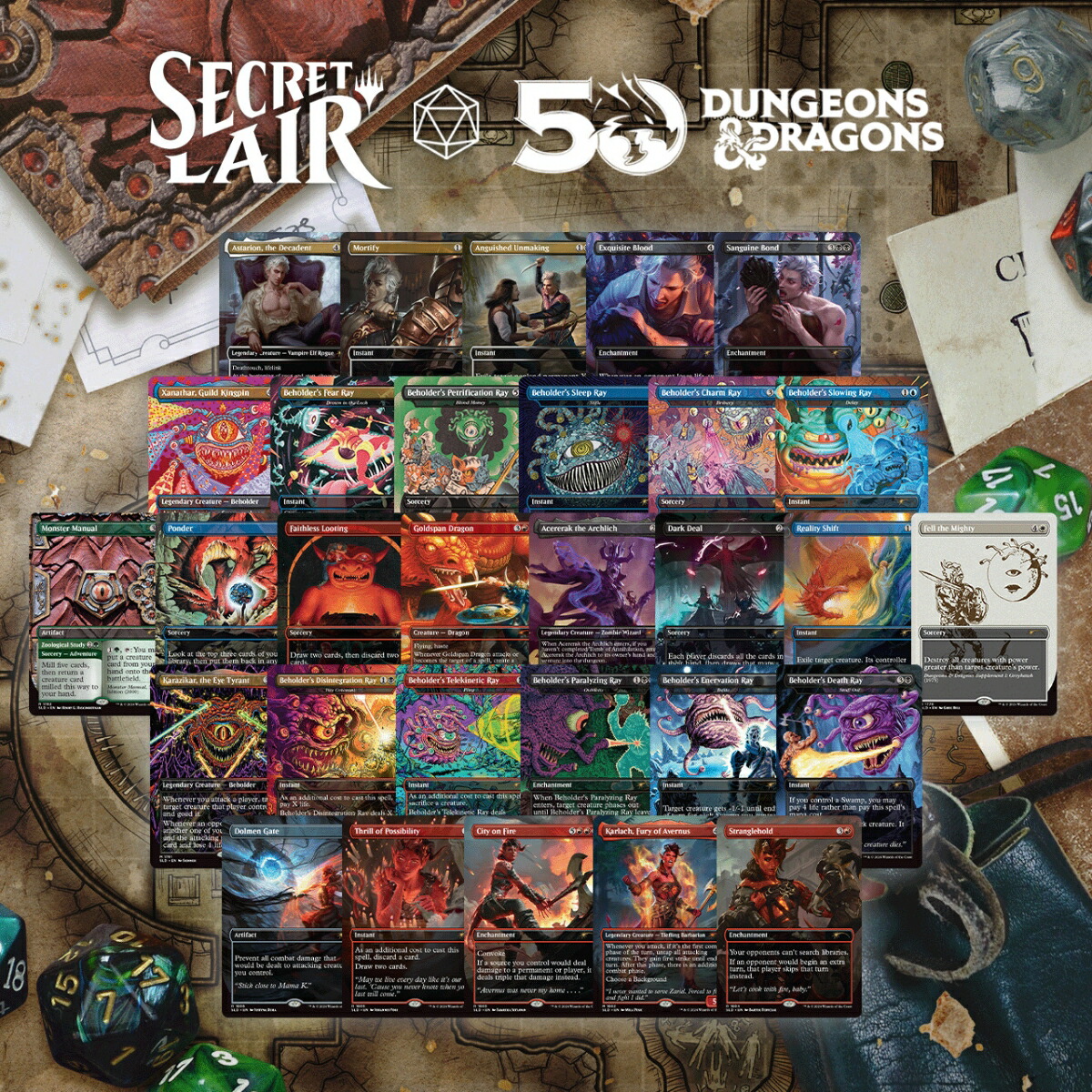 楽天ブックス: マジック：ザ・ギャザリング Secret Lair D＆D 50th Anniversary Superdrop D＆D 2024  Nonfoil Bundle【クレジットカード決済限定】 - 玩具 - 4957448312638 : ゲーム