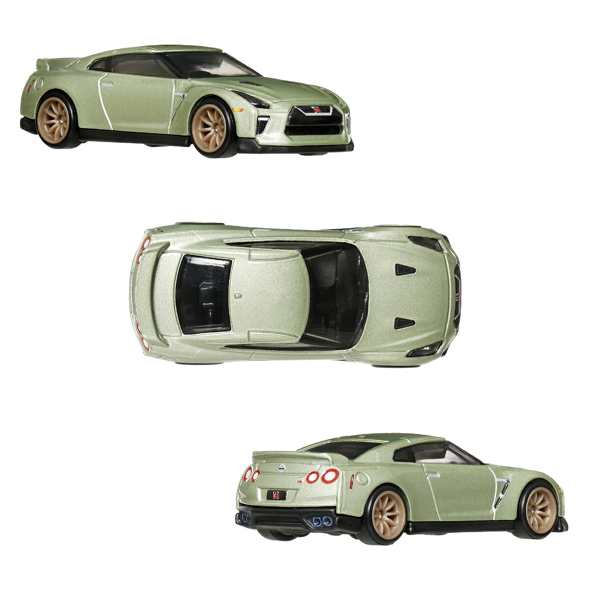 ホットウィール(HotWheels)プレミアム2パック日産GT-RニスモGT3/日産GT-R(R35)乗り物おもちゃミニカー3歳からマルチJBL05