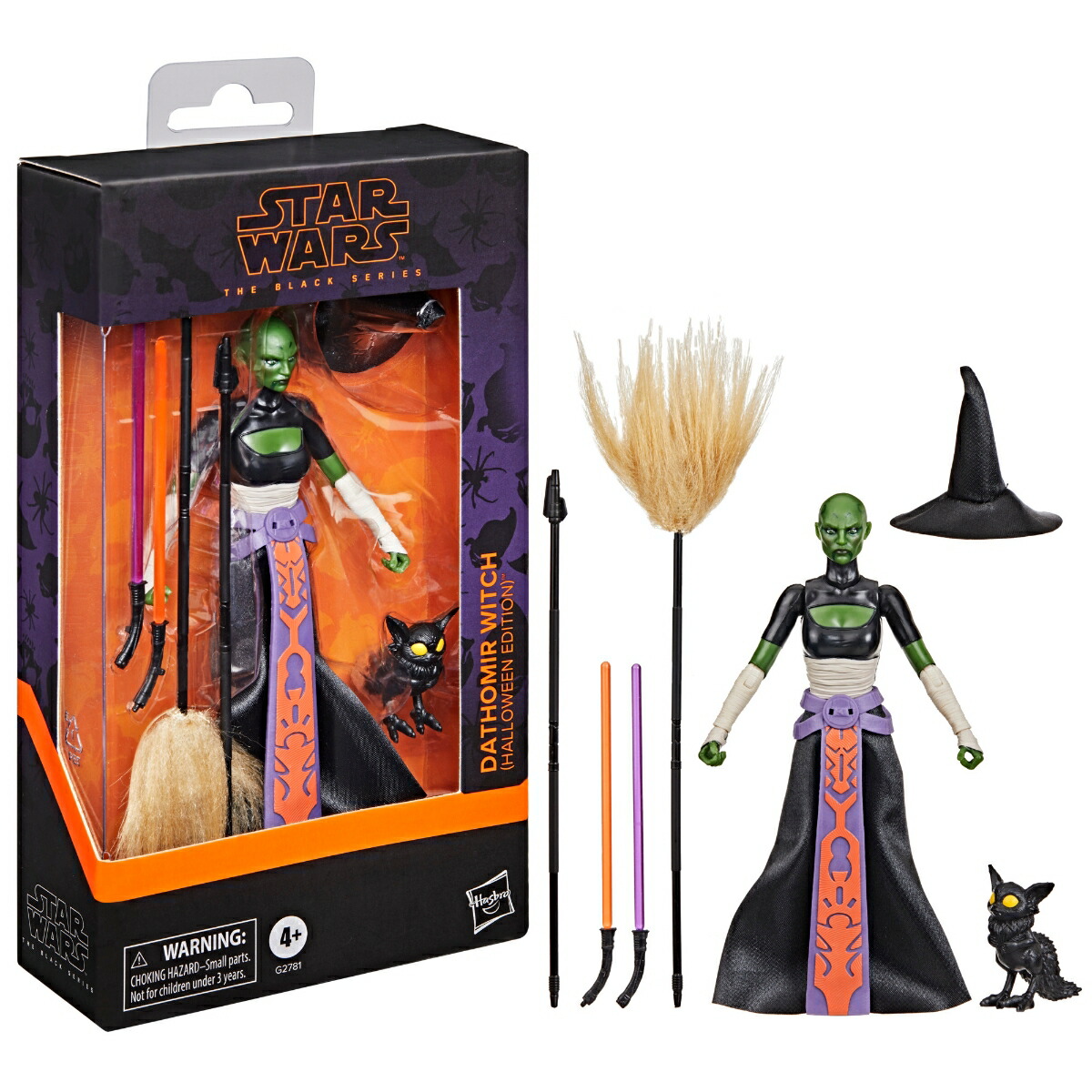 ハズブロ（Hasbro）スター・ウォーズ STAR WARS ブラックシリーズ ダソミアの魔女（ハロウィーンエディション）、『スター・ウォーズ』プレミアム コレクション用 15 cm アクションフィギュア G2781 正規品