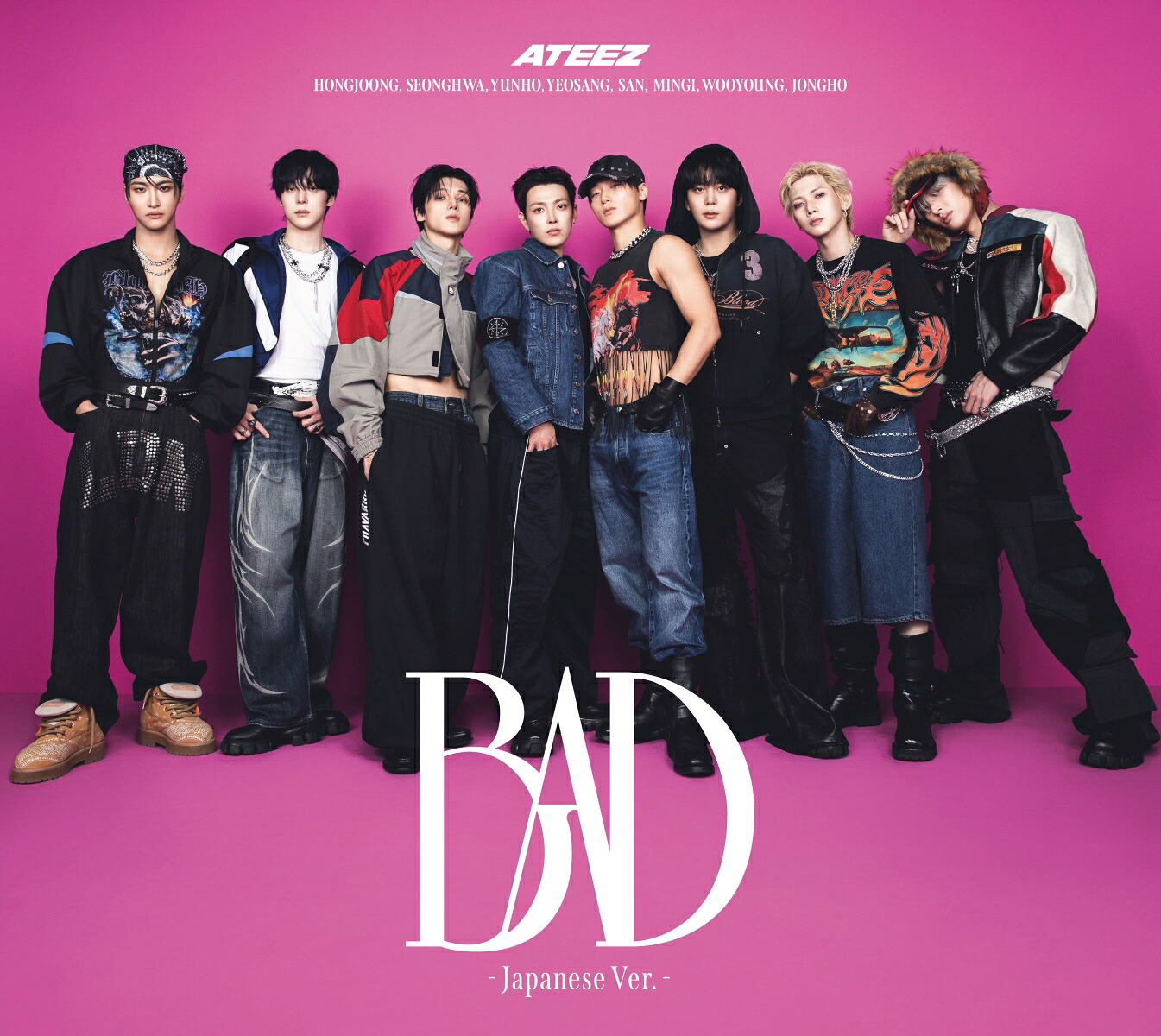 ユノ ATEEZ BAD 日本ver 楽天ブックス ラキロト ステッカー 楽天ブックス: BAD (Japanese Ver.)（初回盤A CD+PHOTOBOOK） - ATEEZ