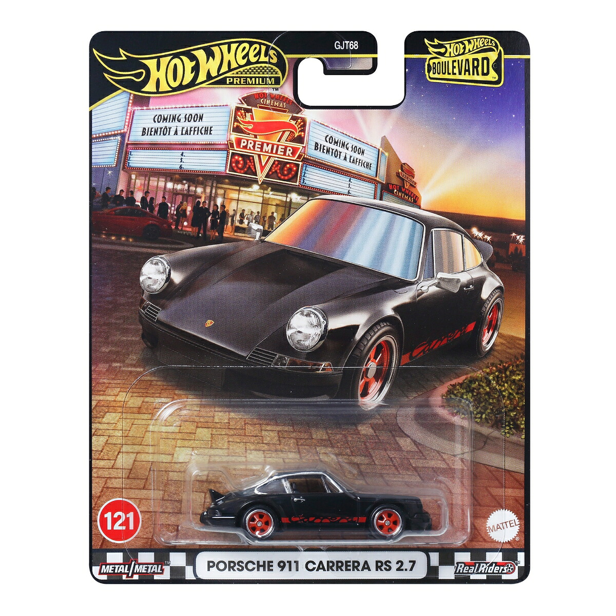 ホットウィール(HotWheels)ブールバードポルシェ911カレラRS2.7乗り物おもちゃミニカー3歳からブラックJBL19