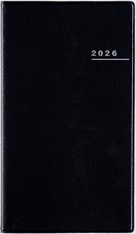 2026年　手帳　1月始まり　No.271　リベルプラス 1　　[ミッドナイト・ブラック]高橋書店　手帳判　　マンスリー画像