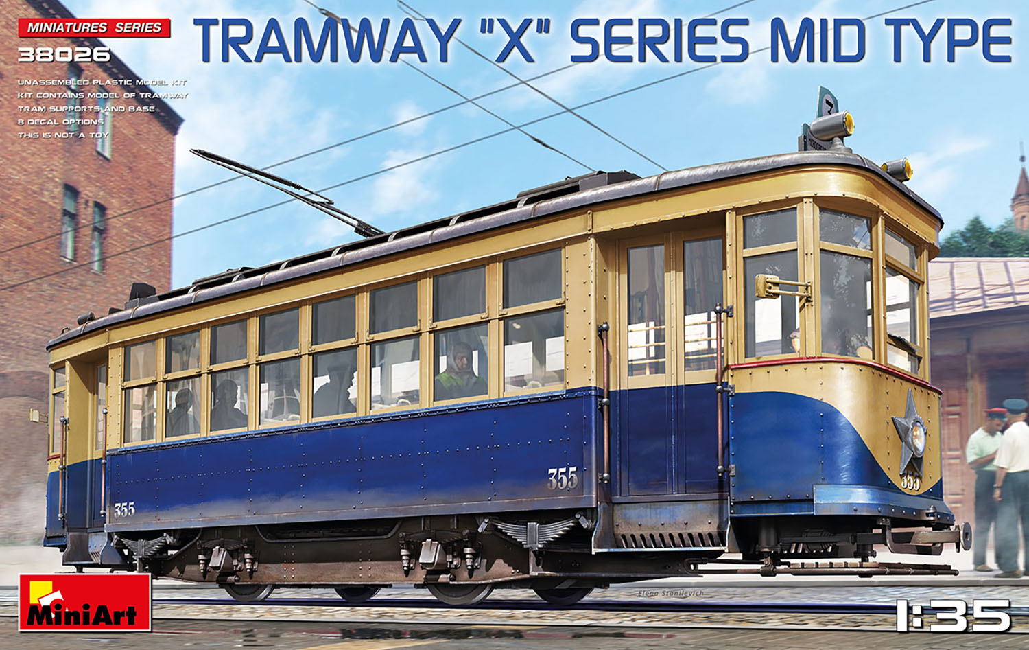 ミニアート 1/35 共産圏諸国で運用された路面電車 Xシリーズ 中期型 【MA38026】 (プラモデル)画像