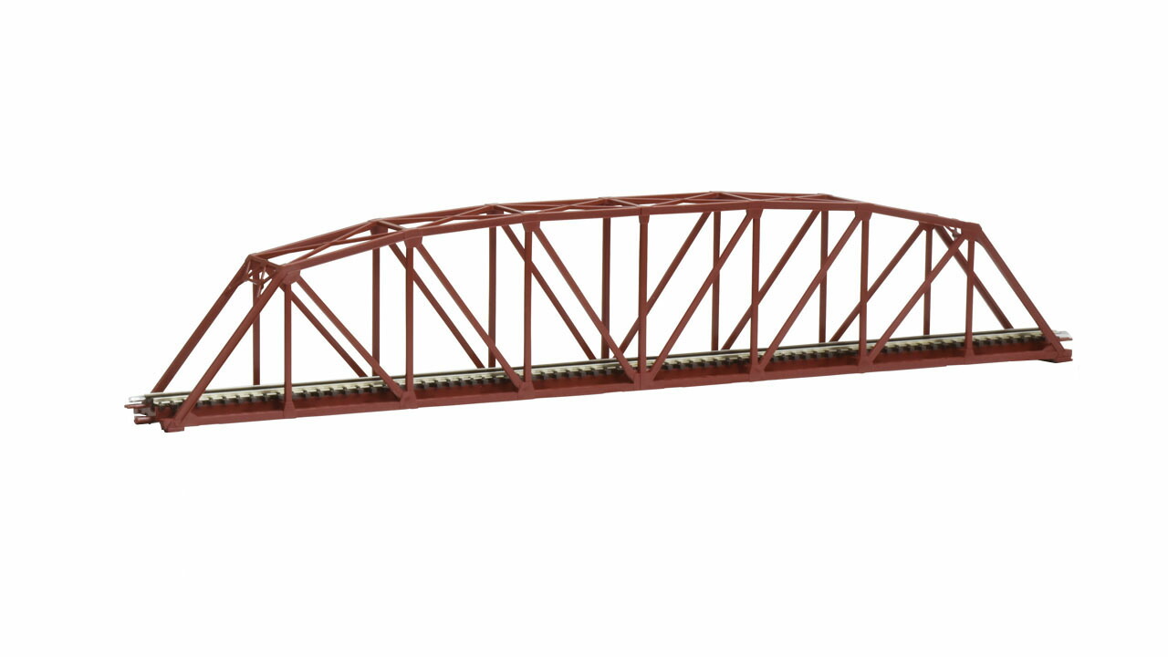 楽天市場】Nゲージ 上路式 単線 トラス鉄橋 S280 F 赤 れんが橋脚・2本